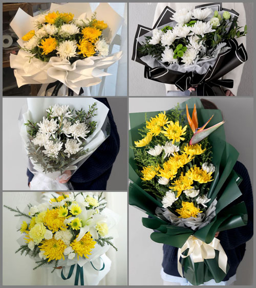 安徽芜湖市南陵县弋江镇汤蓬社区白事花束代送